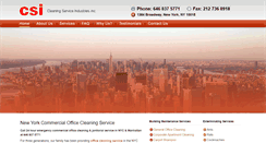 Desktop Screenshot of csicleaning.com
